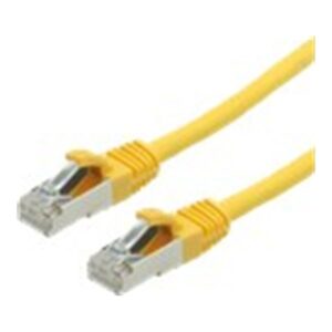 CORDON CAT6 S/FTP LSOH 0.5M JAUNE